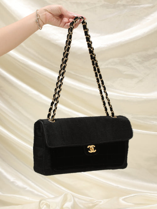 Chanel Pony Hair Half Flap