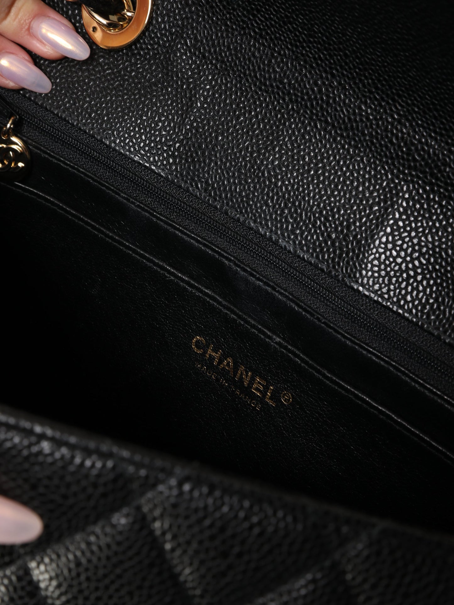 Chanel Caviar Jumbo Flap Bag