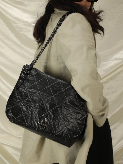 Chanel Wild Stitch Chain Flap Bag