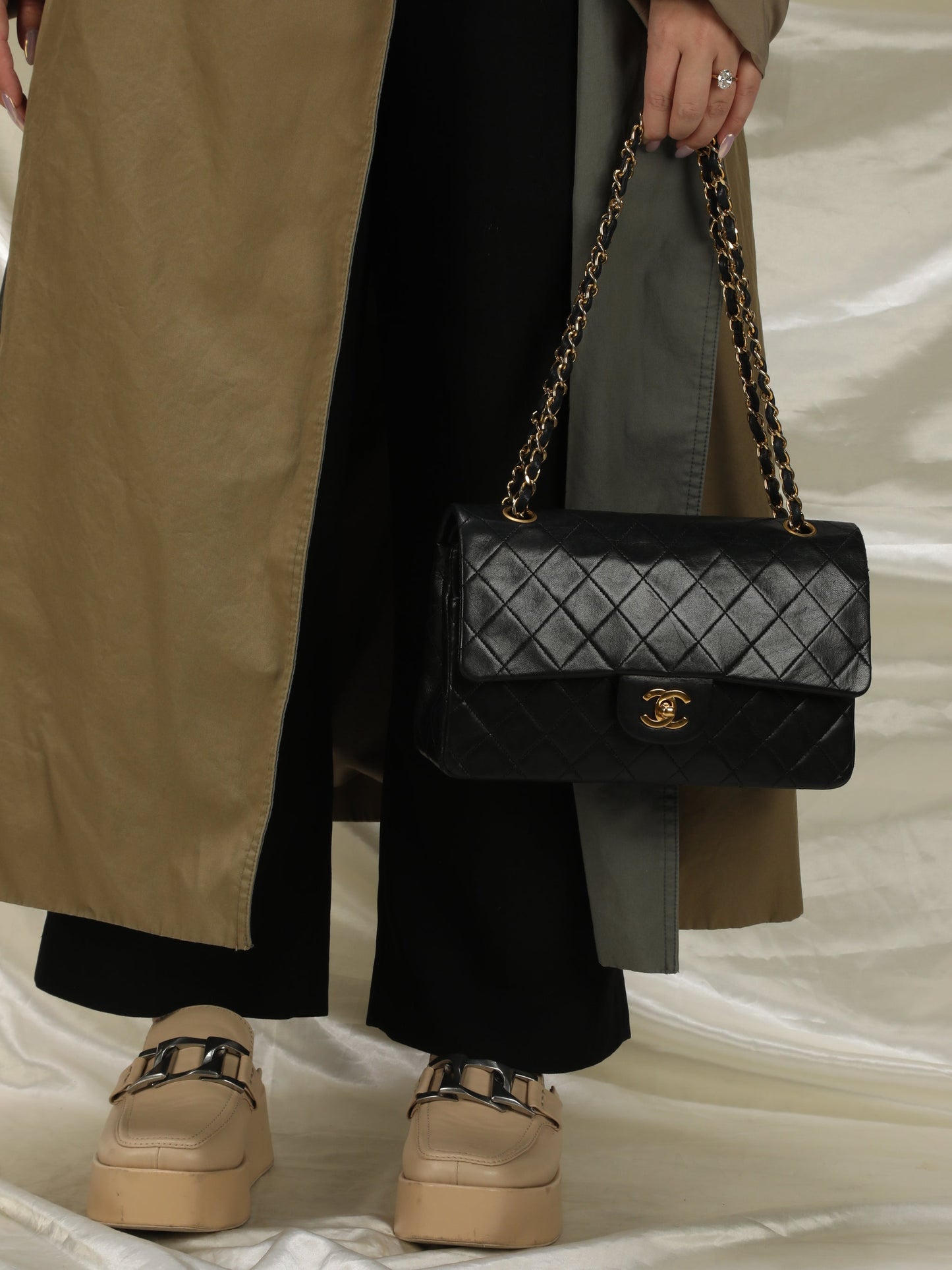 Chanel Medium Lambskin Double Flap