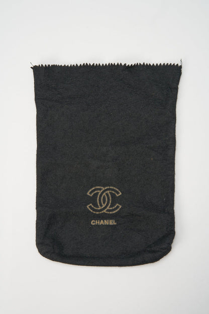 Chanel Black Quilted Lambskin Vintage Flap Bag