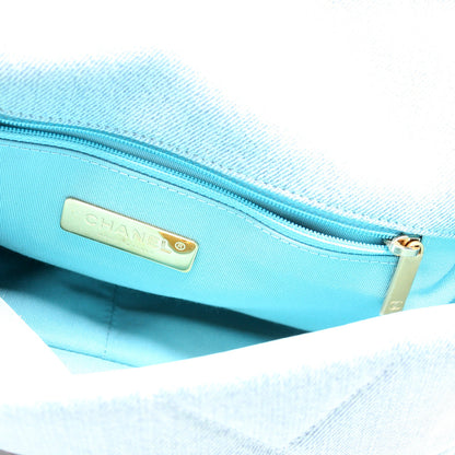 Chanel 19 Medium Denim 31M Blue