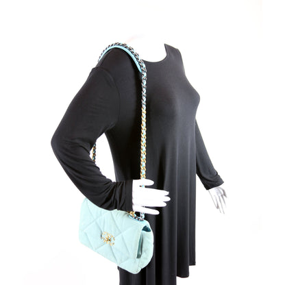 Chanel 19 Medium Denim 31M Blue
