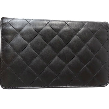 Chanel Cambon Line Wallet Chain Black