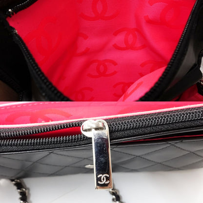 Chanel Cambon Line Wallet Chain Black