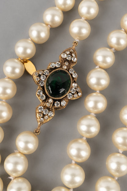 Collier de perles Chanel 1980's