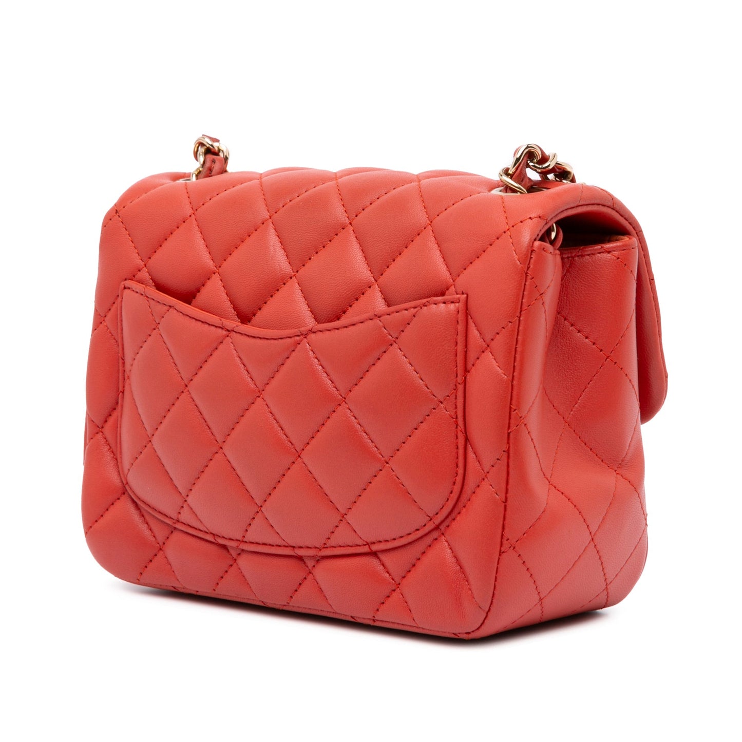 Chanel Sac Mini Square Classic Lambskin Single Flap