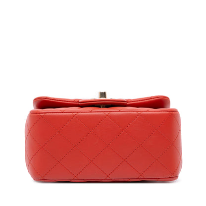Chanel Sac Mini Square Classic Lambskin Single Flap
