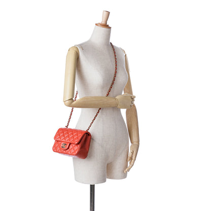 Chanel Sac Mini Square Classic Lambskin Single Flap