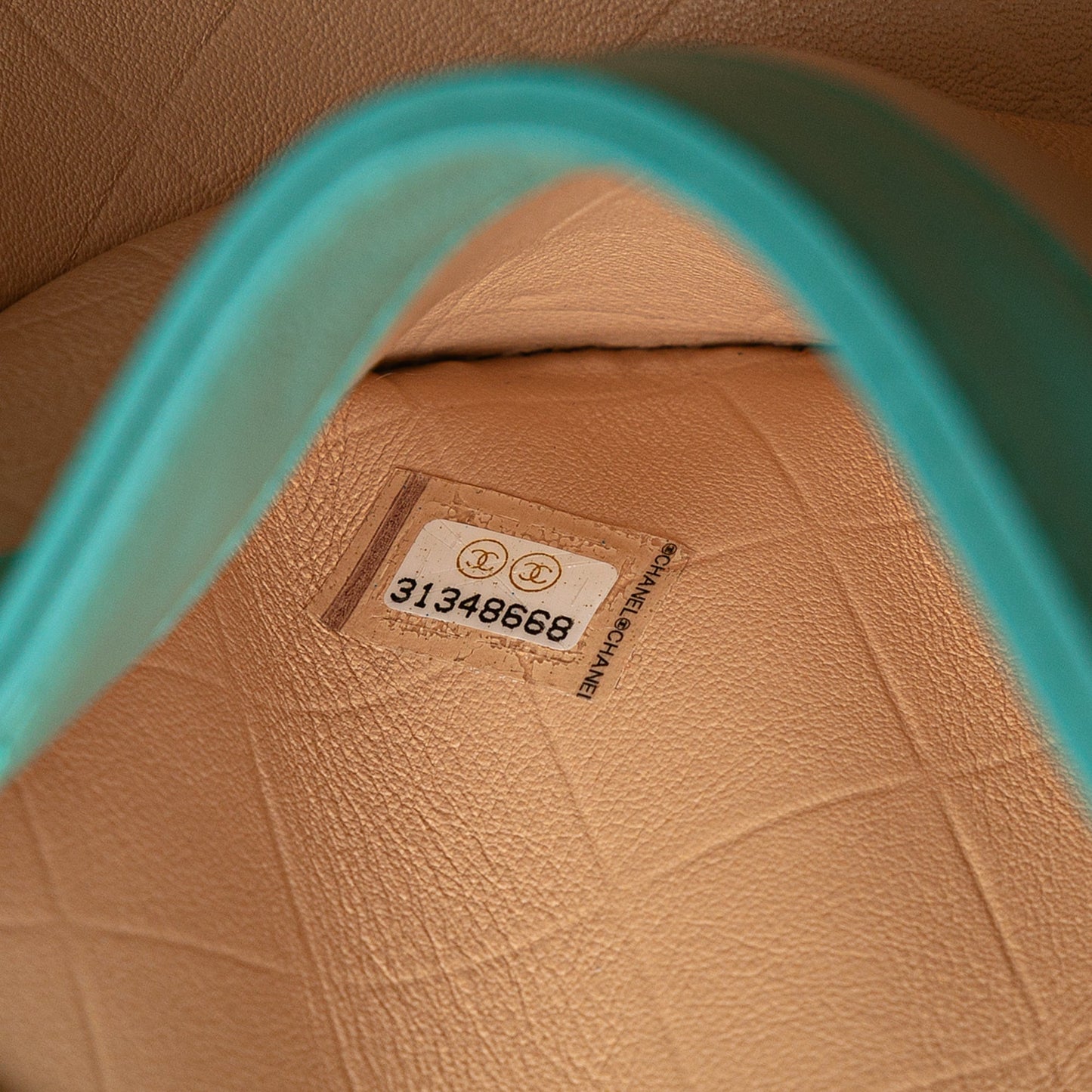 Blue Chanel Quilted Lambskin Round Moon Messenger Flap Crossbody Bag