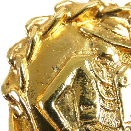 Gold Chanel Gold Plated Mademoiselle Clip On Earrings