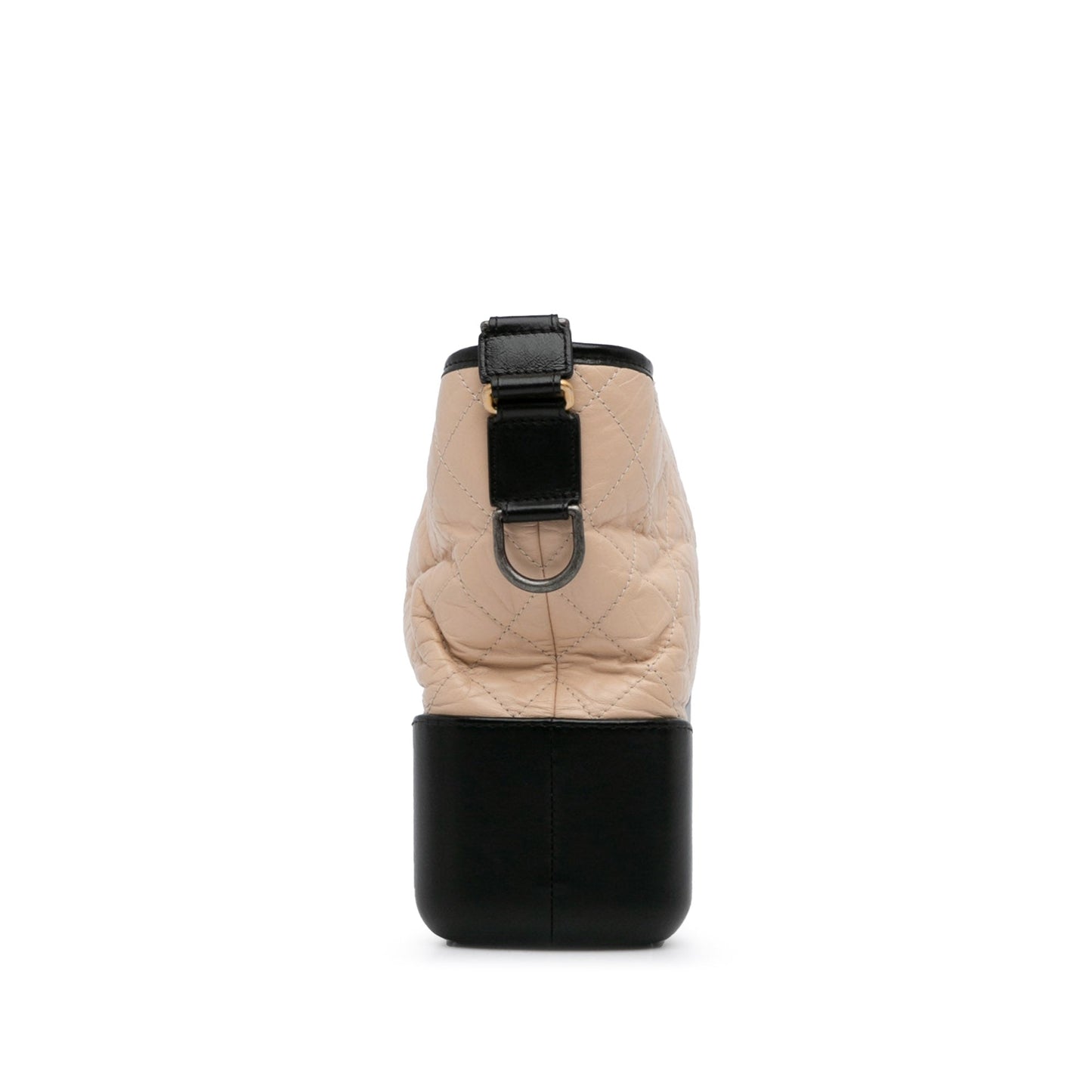 Beige Chanel Medium Bicolor Lambskin Gabrielle Crossbody
