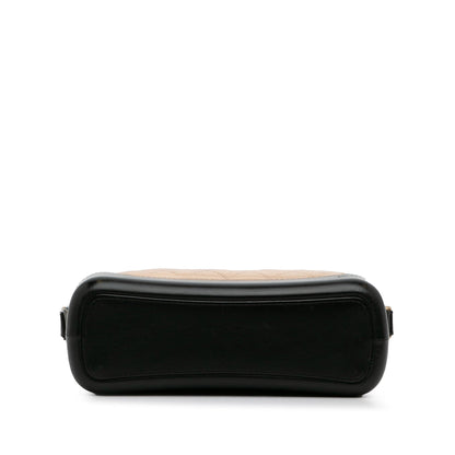 Brown Chanel Medium Bicolor Lambskin Gabrielle Crossbody