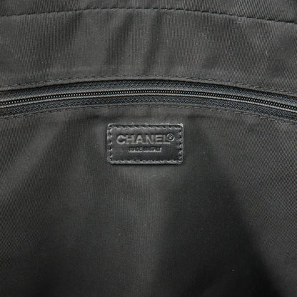 CHANEL Wild Stitch Leather Hand Bag Black A14692