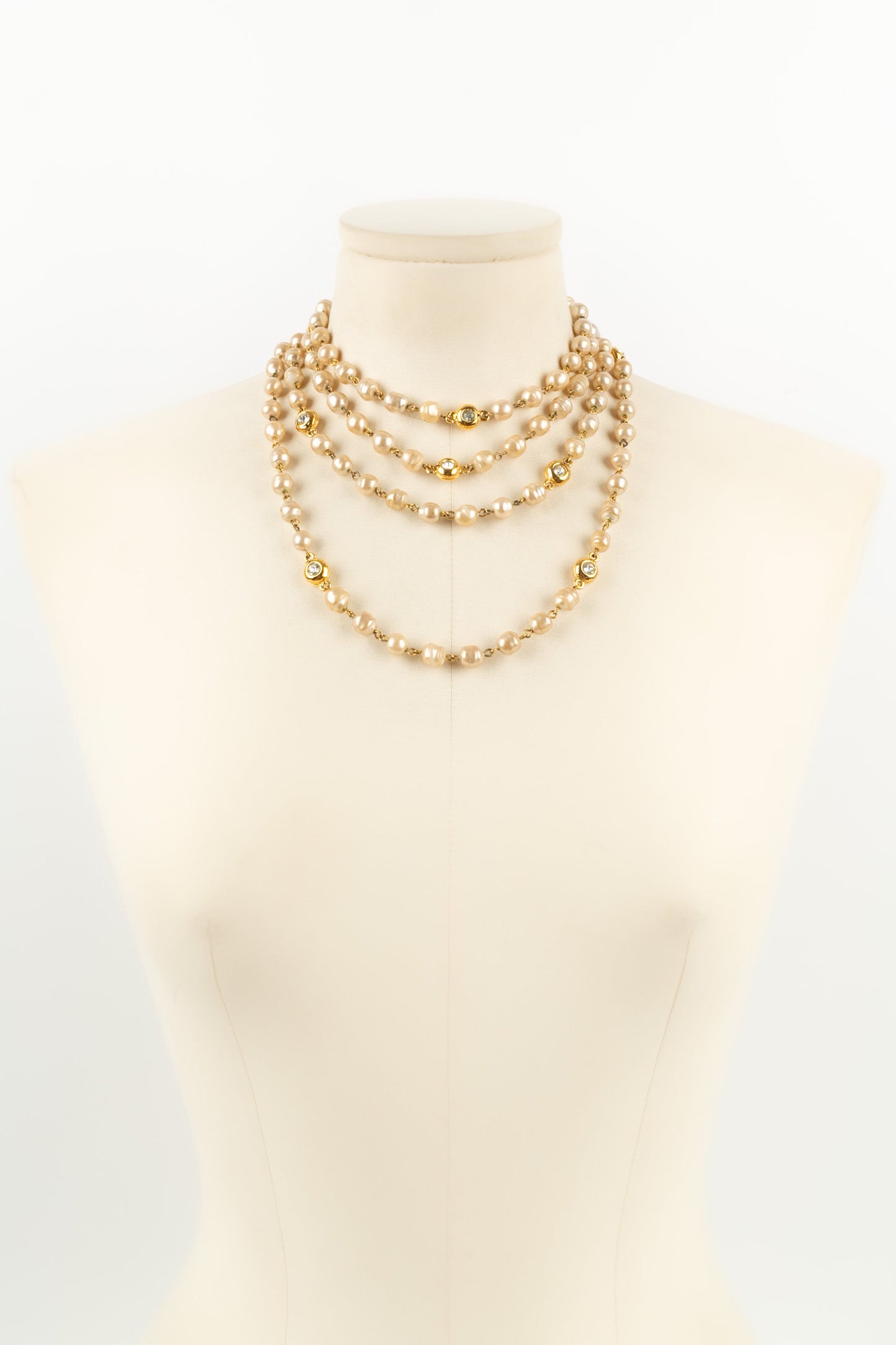 Collier de perles Chanel 1980s