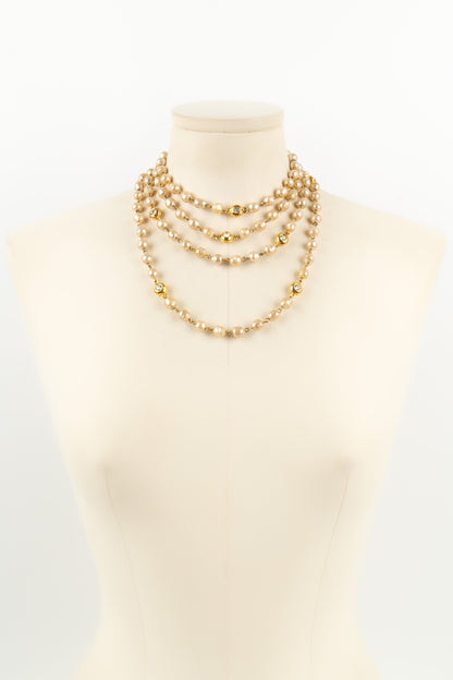 Collier de perles Chanel 1980s