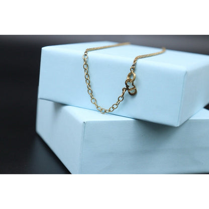 Good ( Rank AB) Dior CD Necklace Gold Plated VT25030126