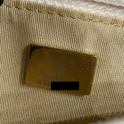 CHANEL Pearl Crush Wallet on Chain White GHW