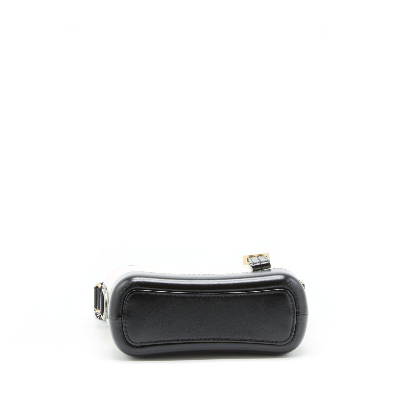 Chanel small Gabrielle hobo bag calfskin white/ black with multicolour hardware