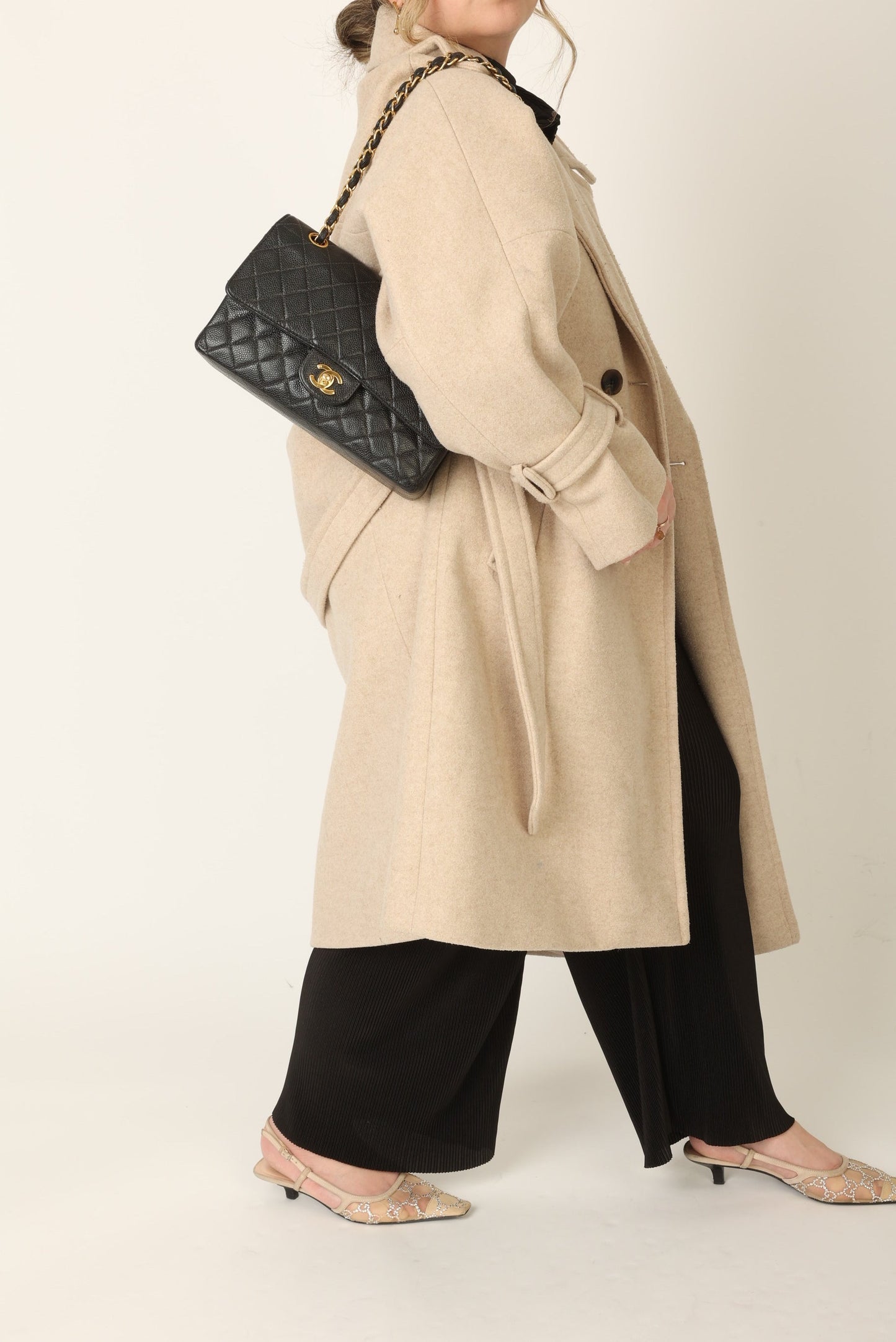 Chanel 1997 Caviar Medium Double Flap