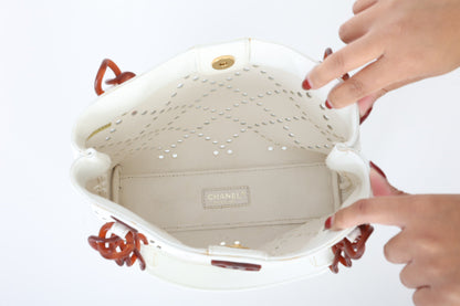 Chanel 2003 Caviar Perforated Tote