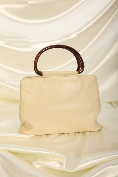 Chanel Caviar Acrylic Top Handle Tote
