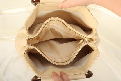 Chanel Caviar Acrylic Top Handle Tote