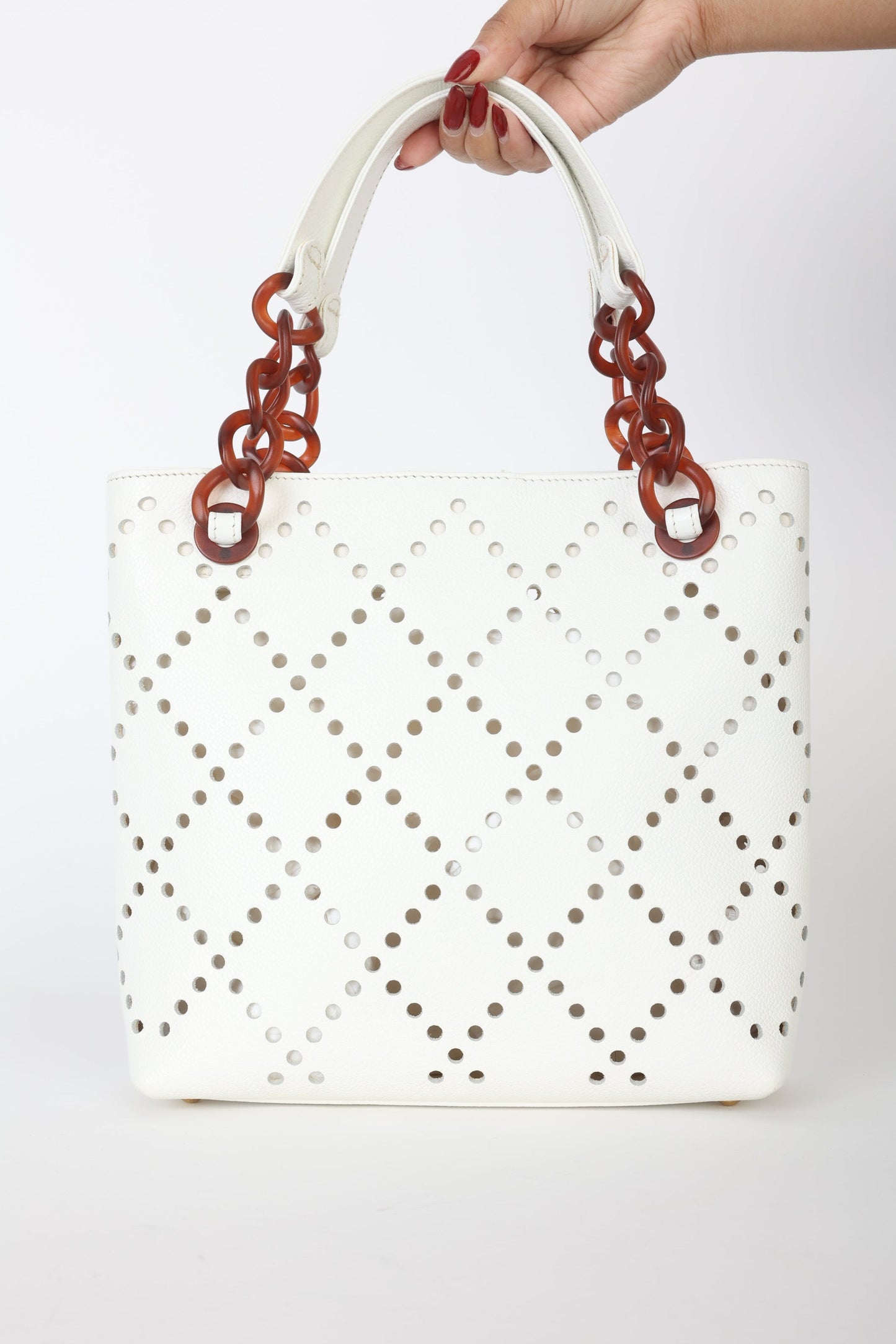 Chanel 2003 Caviar Perforated Tote