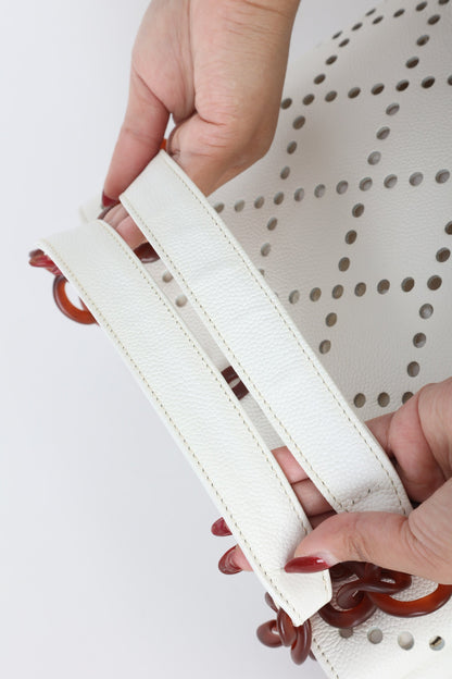 Chanel 2003 Caviar Perforated Tote