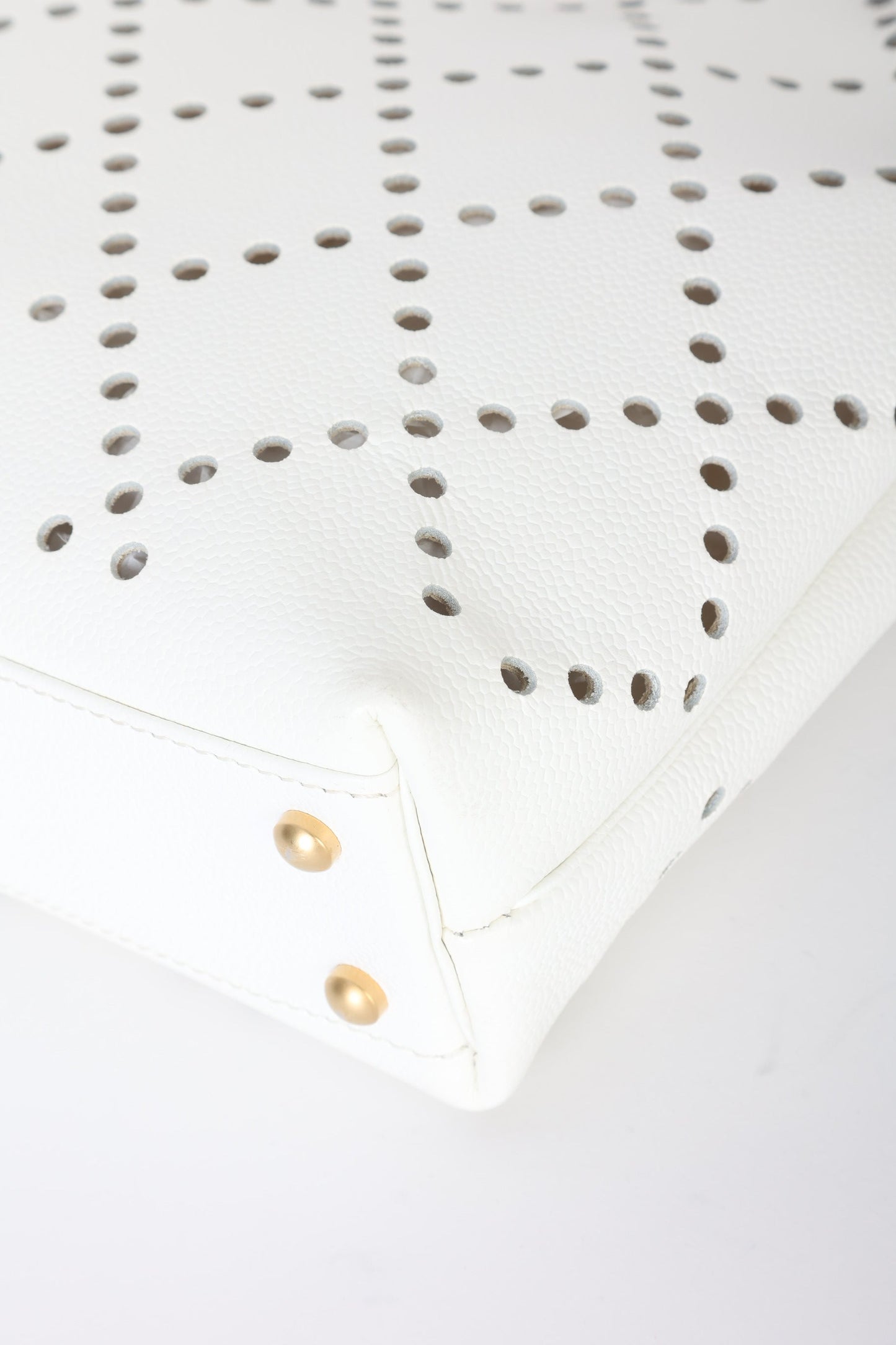 Chanel 2003 Caviar Perforated Tote