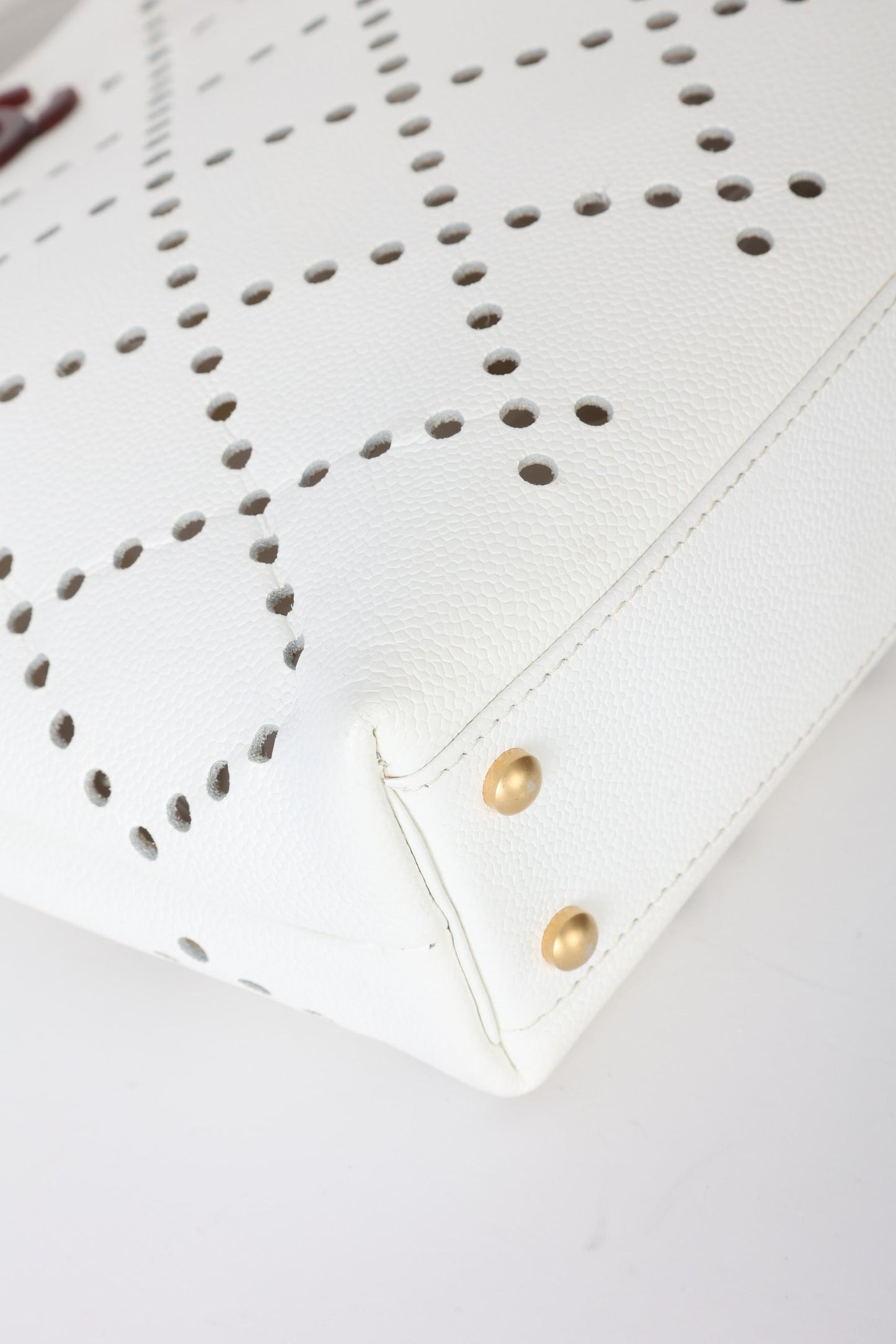 Chanel 2003 Caviar Perforated Tote