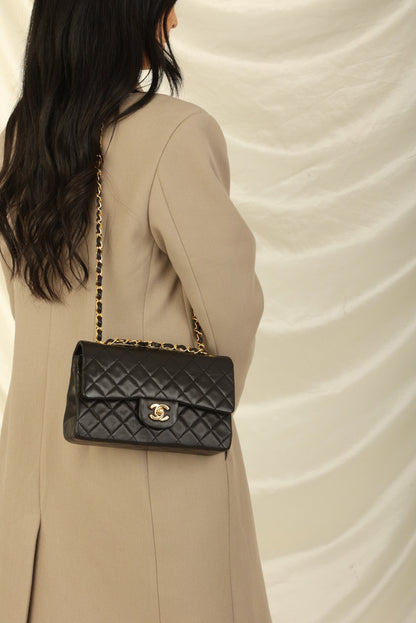 Chanel 1989 Lambskin Small Double Flap
