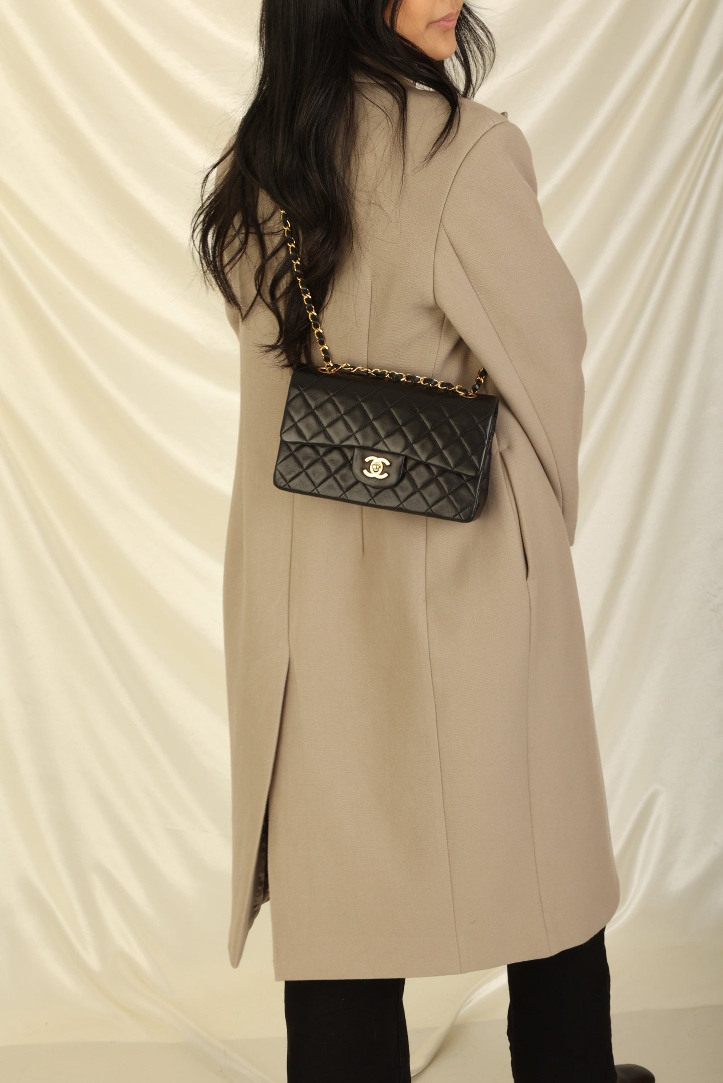 Chanel 1989 Lambskin Small Double Flap