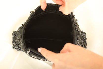 Extremely Rare Chanel 2000 Beaded Mini Chain Tote