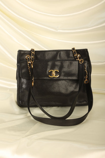 Chanel Caviar Double Sided Tote
