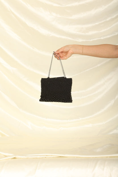 Extremely Rare Chanel 2000 Beaded Mini Chain Tote