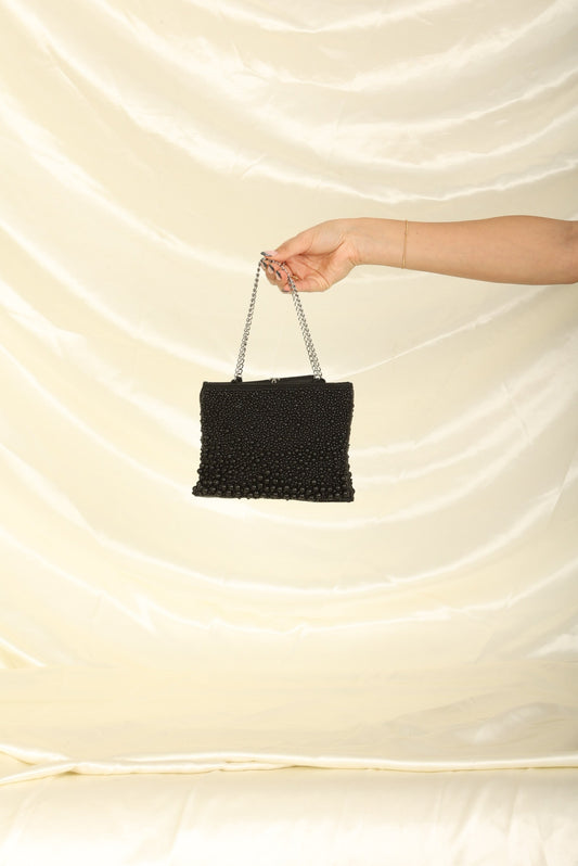 Extremely Rare Chanel 2000 Beaded Mini Chain Tote