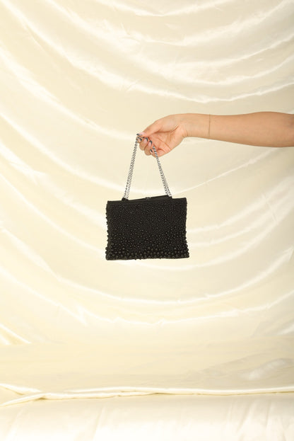 Extremely Rare Chanel 2000 Beaded Mini Chain Tote