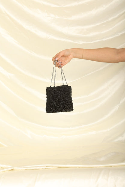 Extremely Rare Chanel 2000 Beaded Mini Chain Tote