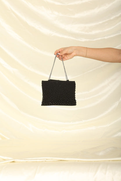 Extremely Rare Chanel 2000 Beaded Mini Chain Tote