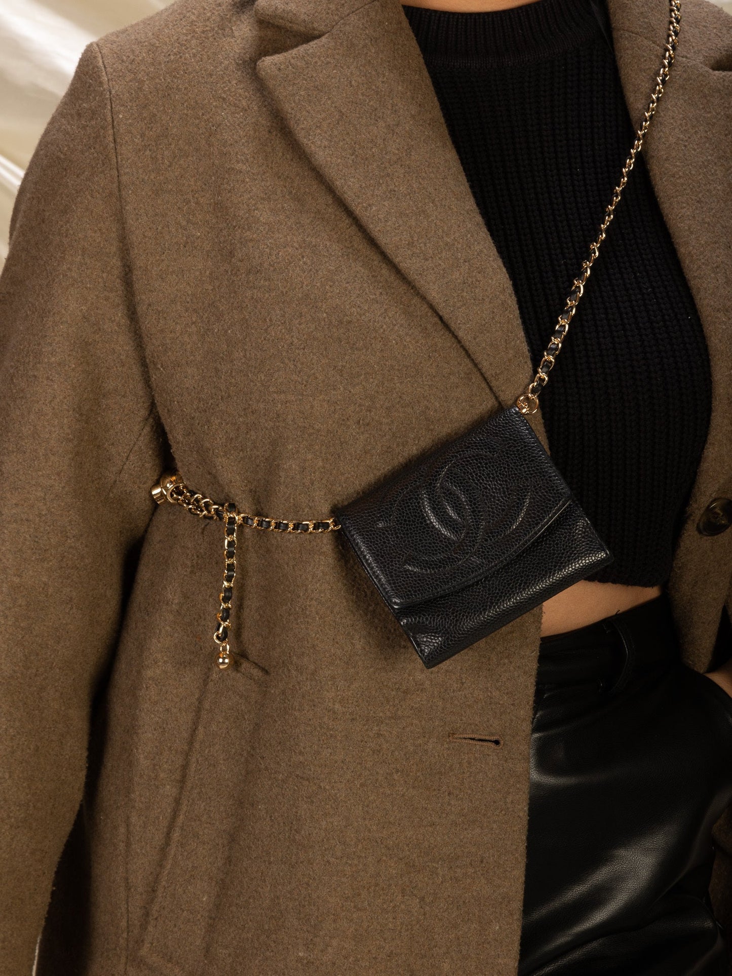 Chanel Caviar Wallet On Chain