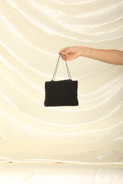 Extremely Rare Chanel 2000 Beaded Mini Chain Tote
