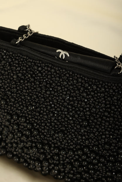 Extremely Rare Chanel 2000 Beaded Mini Chain Tote
