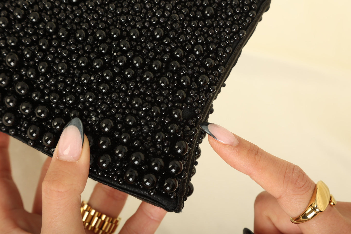 Extremely Rare Chanel 2000 Beaded Mini Chain Tote