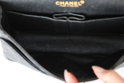 Chanel 2002 Caviar Small Double Flap