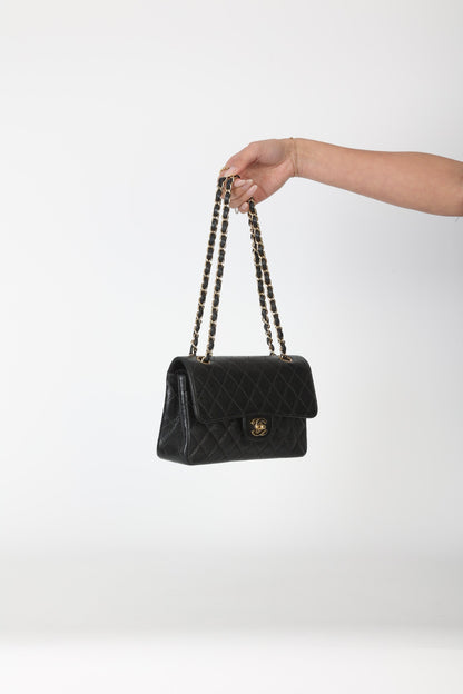 Chanel 2002 Caviar Small Double Flap