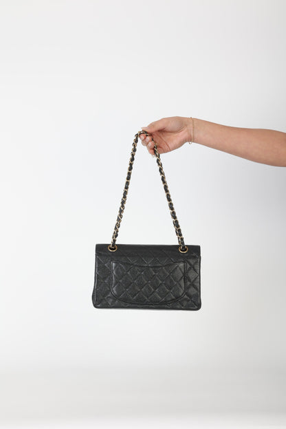 Chanel 2002 Caviar Small Double Flap