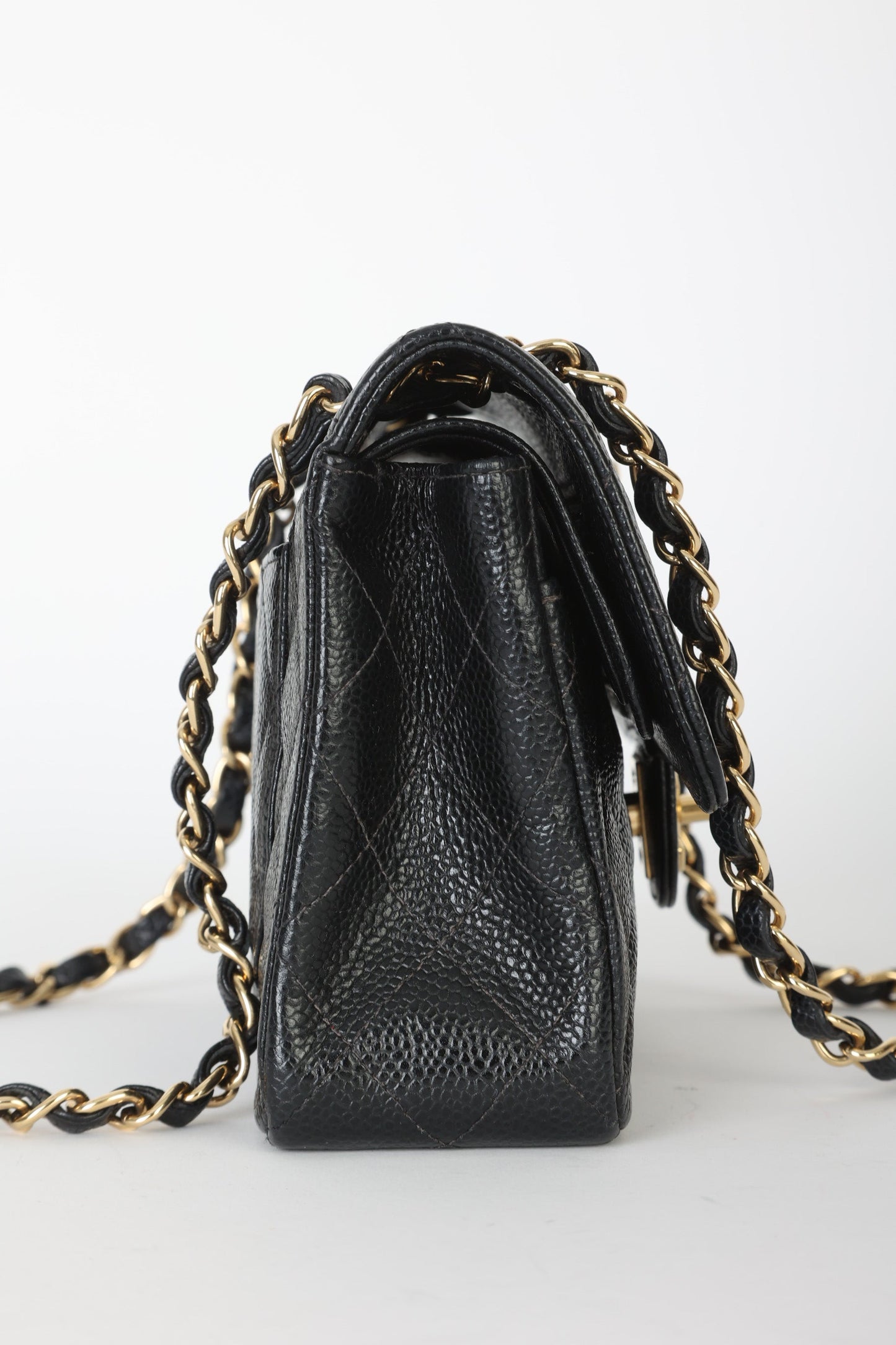Chanel 2002 Caviar Small Double Flap