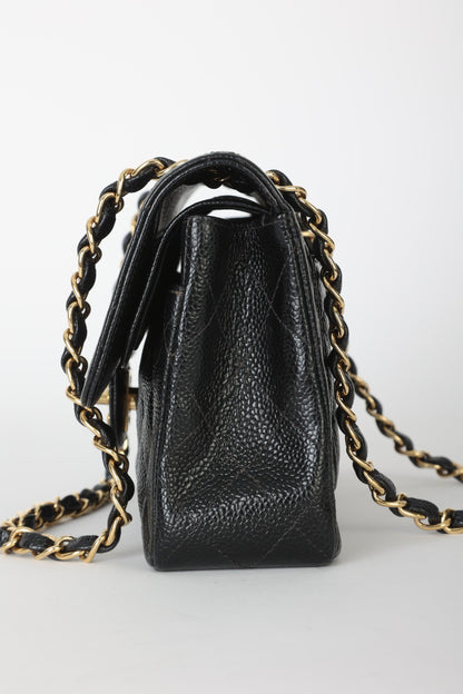 Chanel 2002 Caviar Small Double Flap