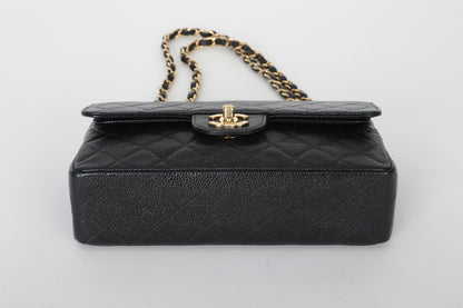 Chanel 2002 Caviar Small Double Flap